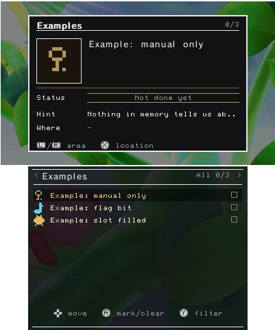 Tracker item detail